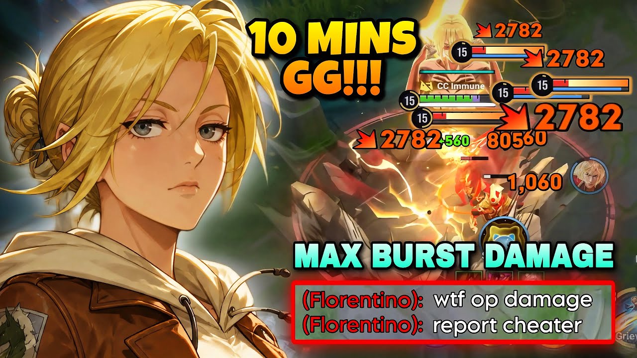 TOP 1 MAYENE 10 MINUTES GG WITH THIS MAX BURST DAMAGE BUILD IN CLASH LANE! | HONOR OF KINGS background