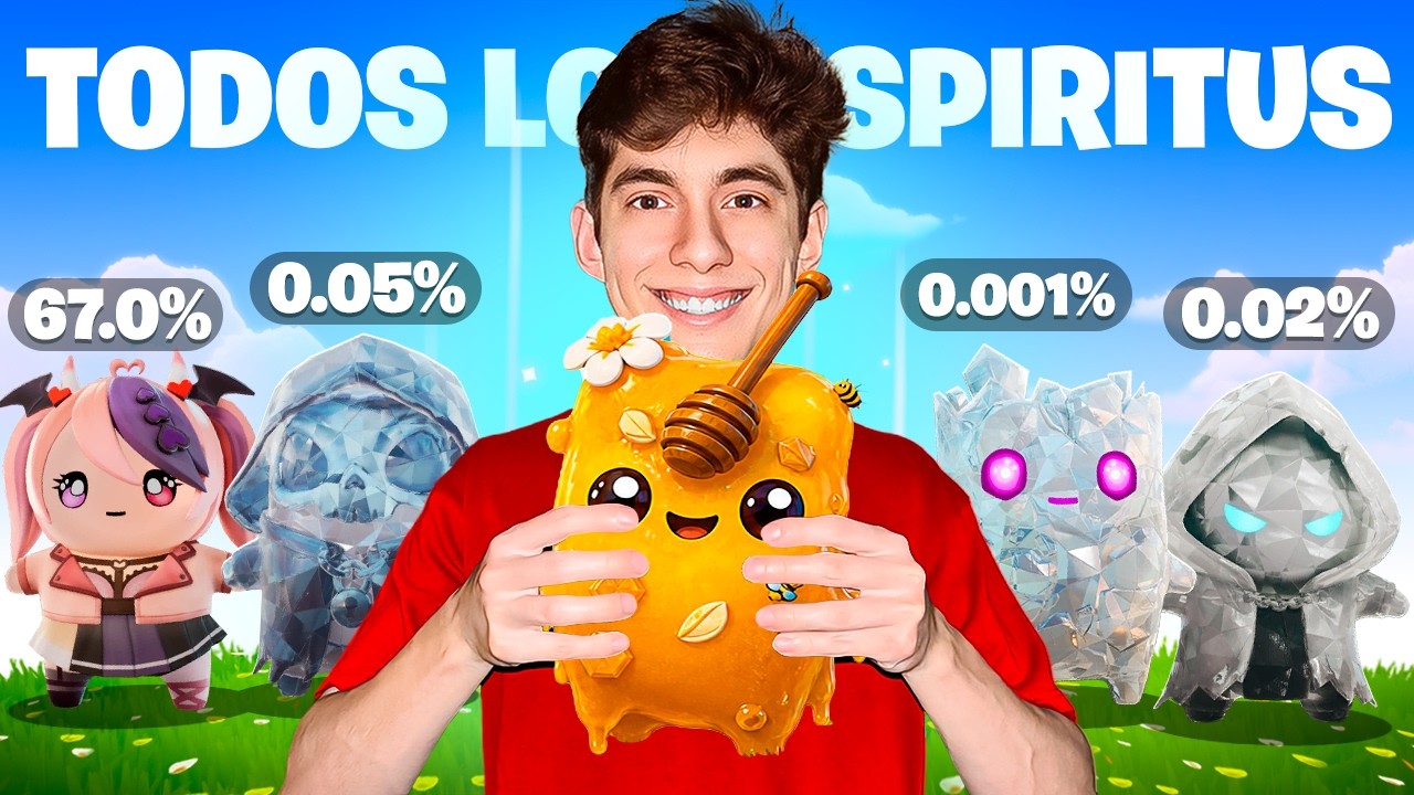 Consegui TODOS los ESPIRITUS NUEVOS de Fortnite en 24 horas (Sin Tradeos) background