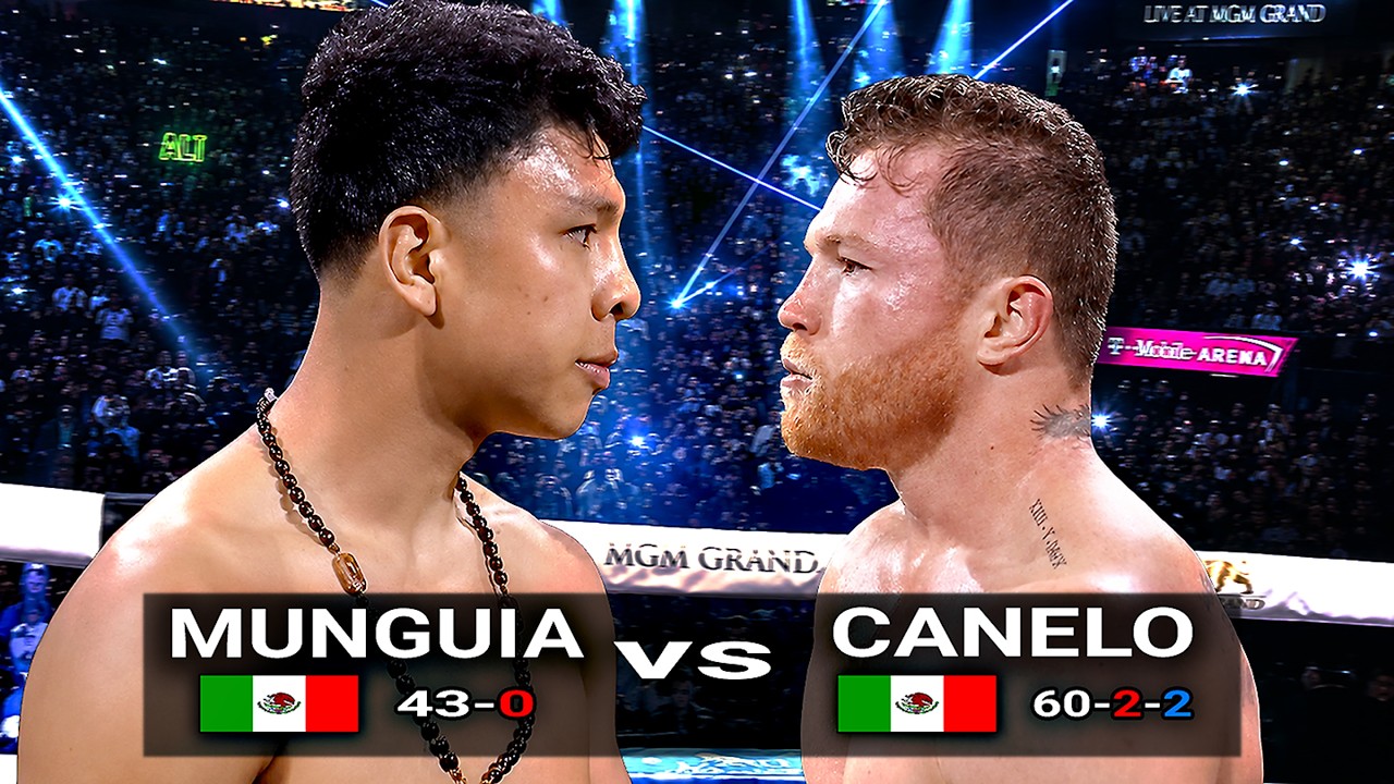 Canelo Alvarez (Mexico) vs Jaime Munguia (Mexico) | Boxing Fight Highlights HD background