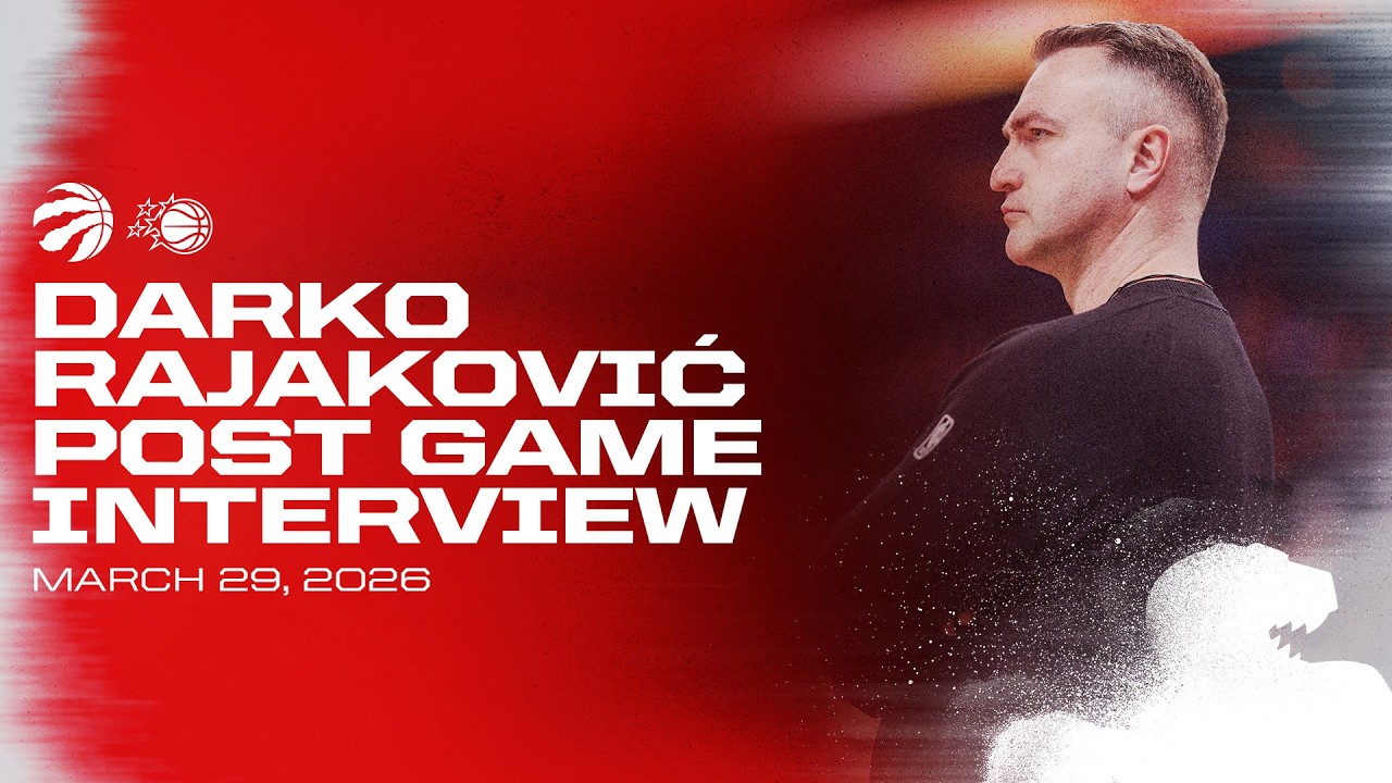 Darko Rajakovic | Post Game vs Magic | March 29, 2026 background