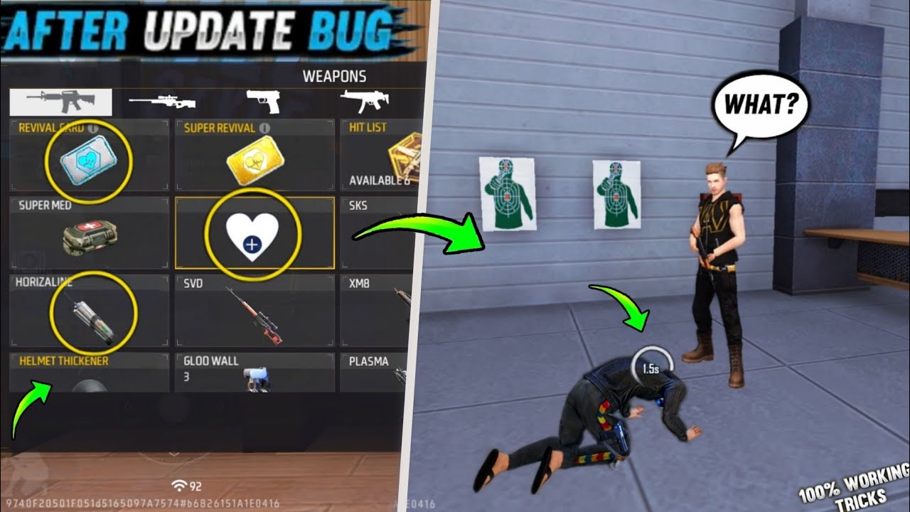 TRAINING GROUND AUTO REVIVE ENTER TRICK AND TIPS || FREE FIRE NEW TRICKS 2026 background