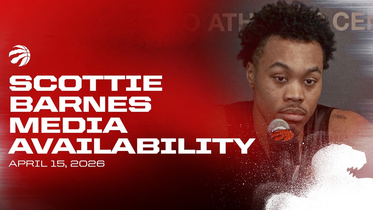 Scottie Barnes | Playoff Practice | April 15, 2026 background