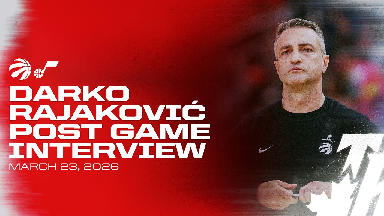 Darko Rajakovic | Post Game at Utah Jazz | March 23, 2026