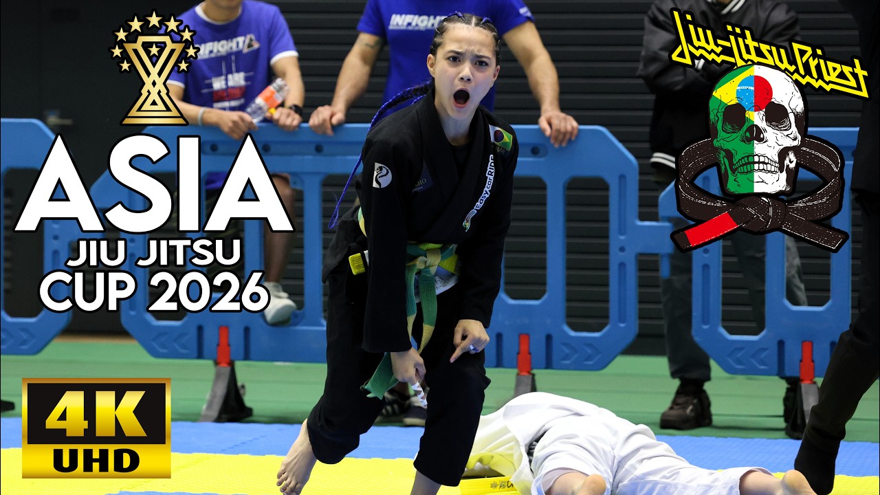 【FULL FIGHT】ジュリア・イワムラ vs 高野乙梨香 / ASJJF ASIA CUP 2026 【ブラジリアン柔術】 background