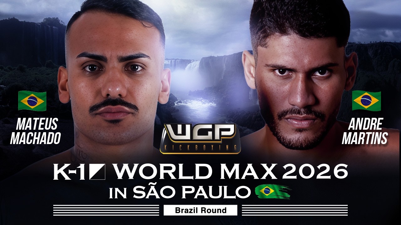 【SEMIFINAL①】Mateus Machado vs Andre Martins | K-1 WORLD MAX-70kg TOURNAMENT IN SAO PAULO background