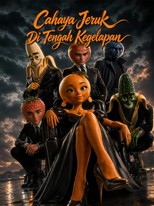 Cahaya Jeruk Di Tengah Kegelapan poster