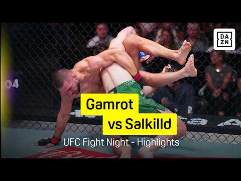 Mateusz Gamrot vs Quillan Salkilld | UFC Fight Night | DAZN Highlights background