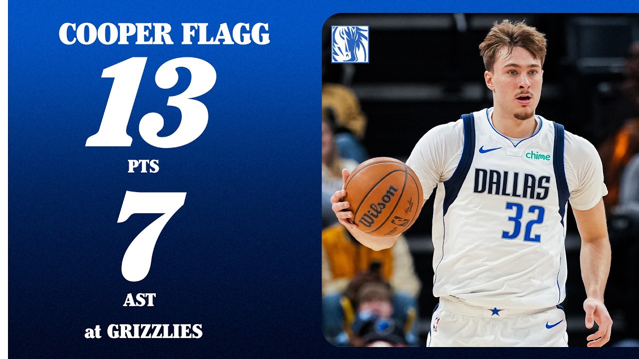 Cooper Flagg (13 PTS 7 AST) at Memphis Grizzlies | March 12, 2026 background