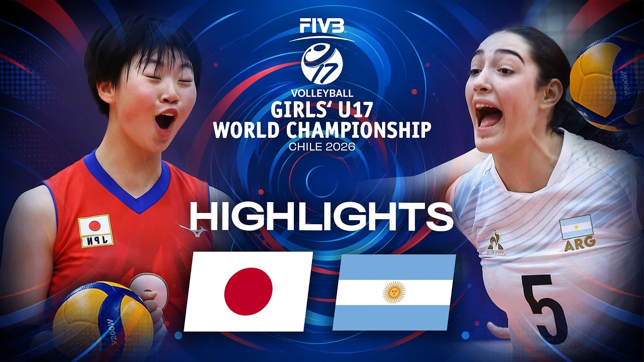 Japan ๐ฏ๐ต vs. Argentina ๐ฆ๐ท - Highlights | Pool Play | Girls' U17 World Championship 2026 background