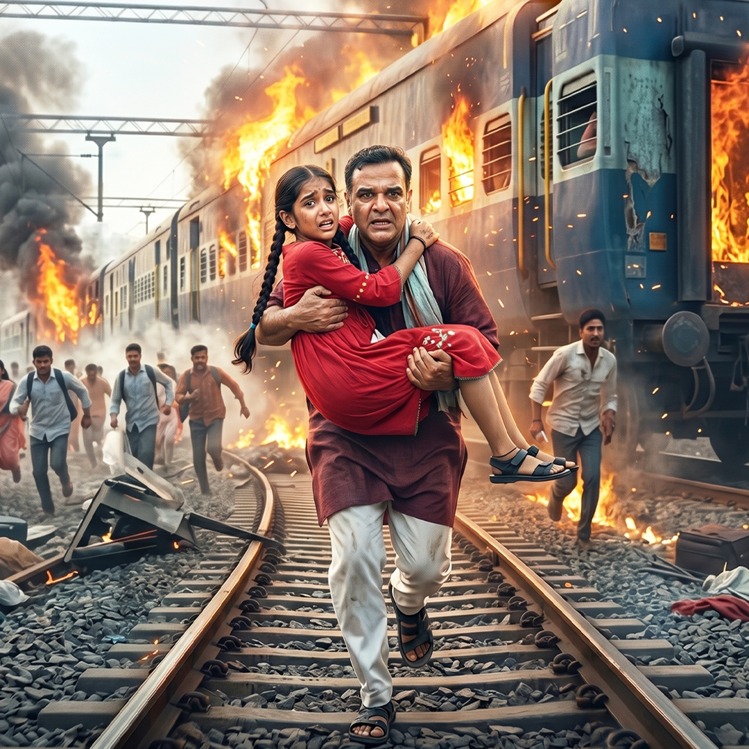 Burning Train Ride poster