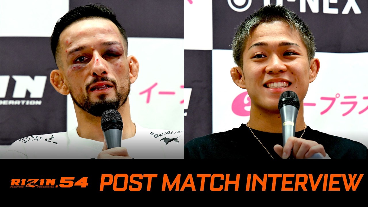 クレベル・コイケvs.秋元強真 試合後インタビュー / RIZIN.54 background
