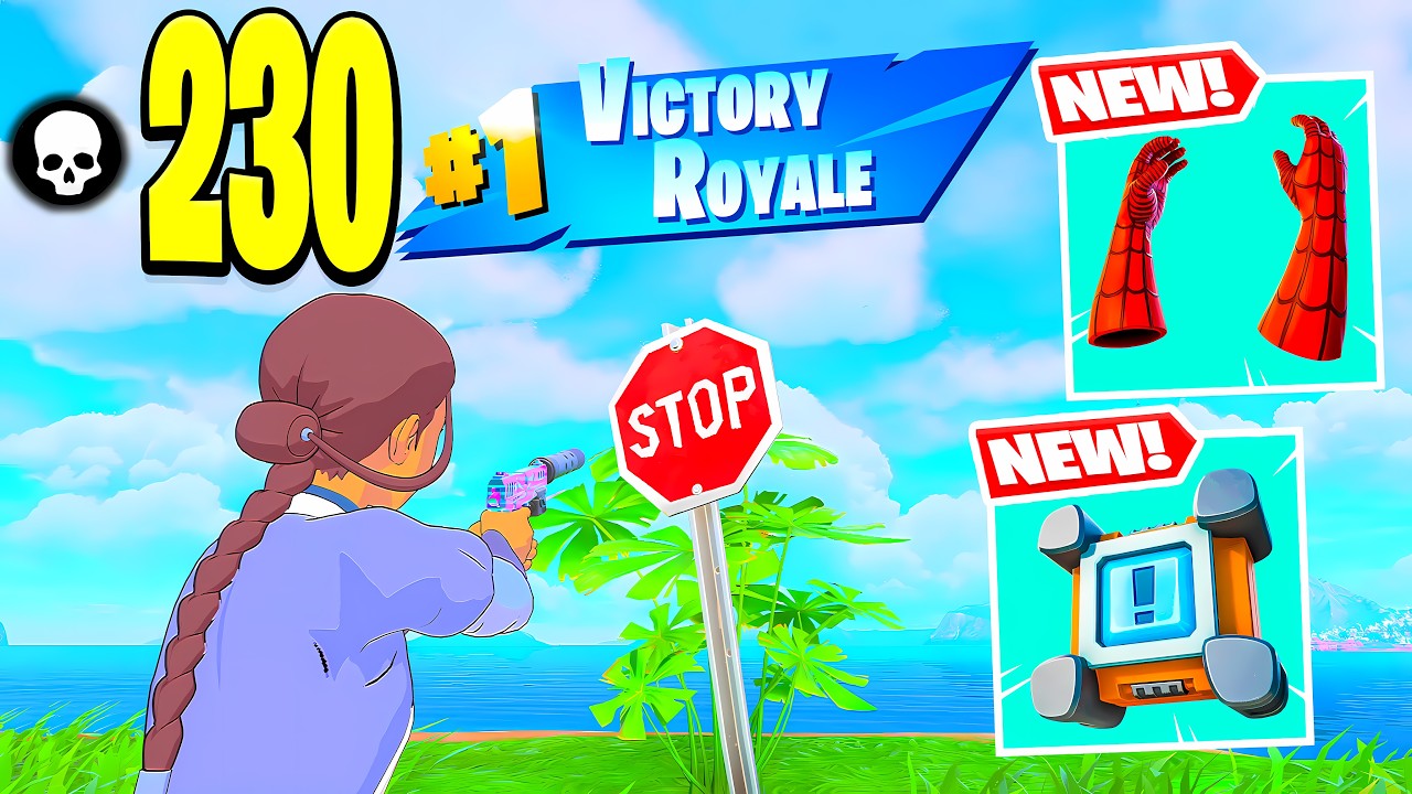 230 Elimination "Zero Build" Gameplay Wins (Fortnite Chapter 7 Season 3 New Season!) background