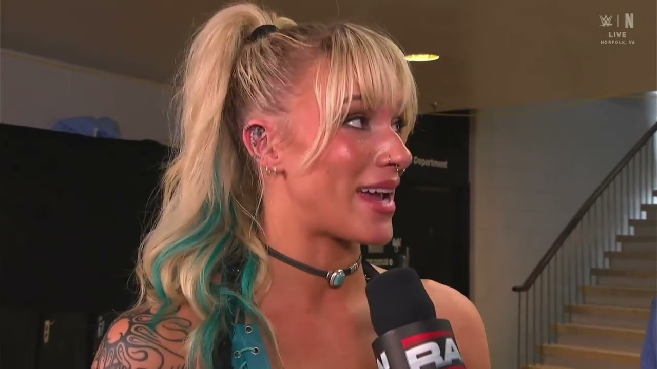 Sol Ruca Backstage: Raw August 10 2026 background