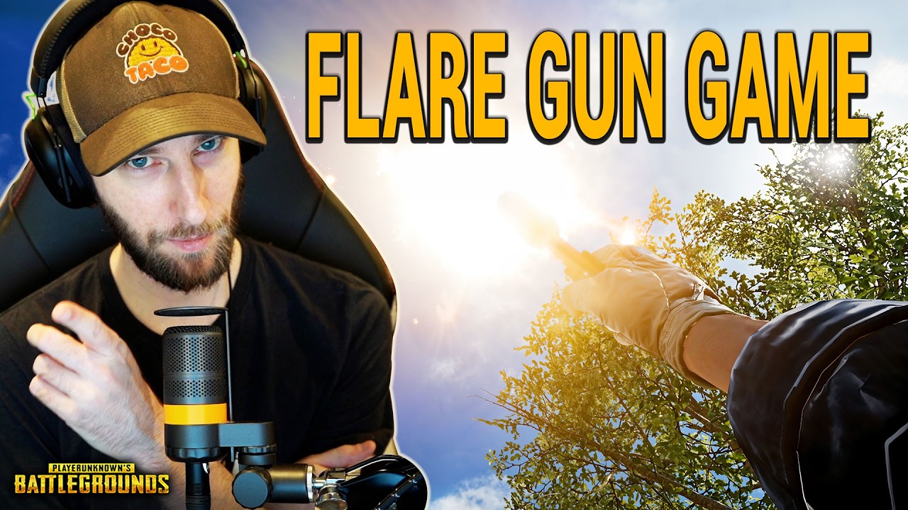 One Game, Three Flare Guns ft. HollywoodBob | chocoTaco PUBG Erangel Duos Gameplay background