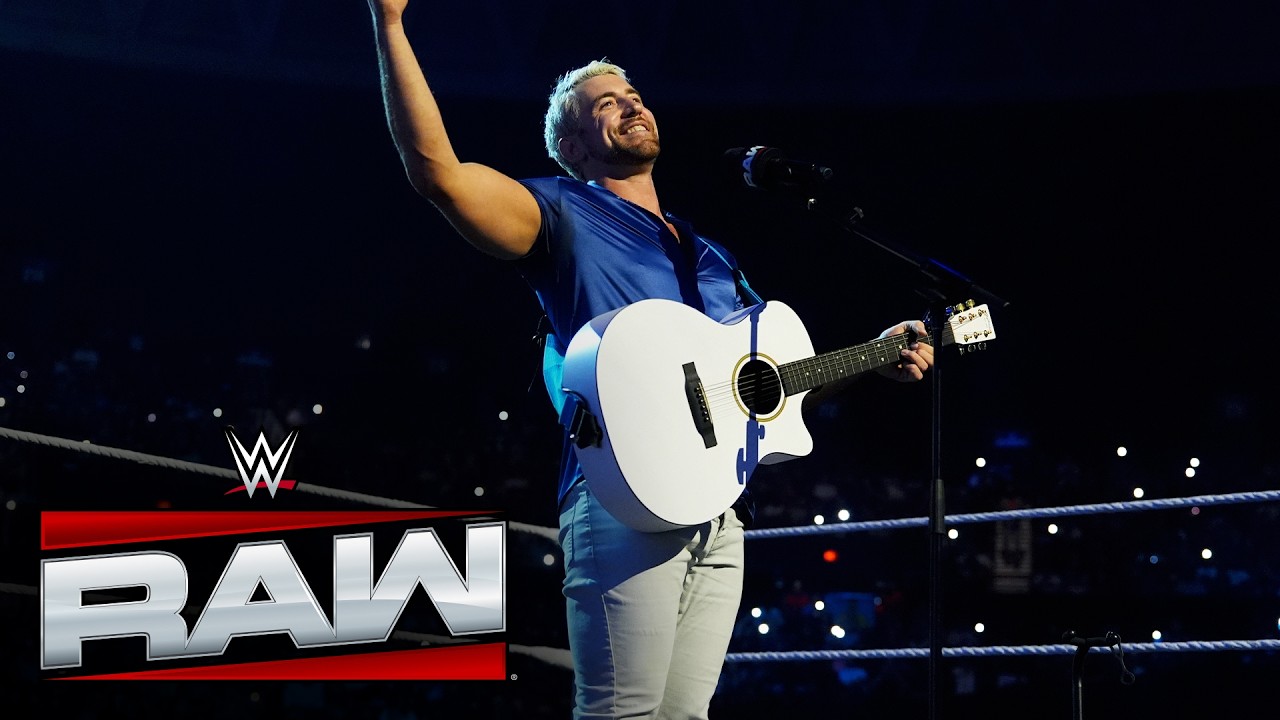Joe Hendry performs new smash hit "Give Joe Hendry Every Single Belt": Raw highlights, Aug. 10, 2026 background
