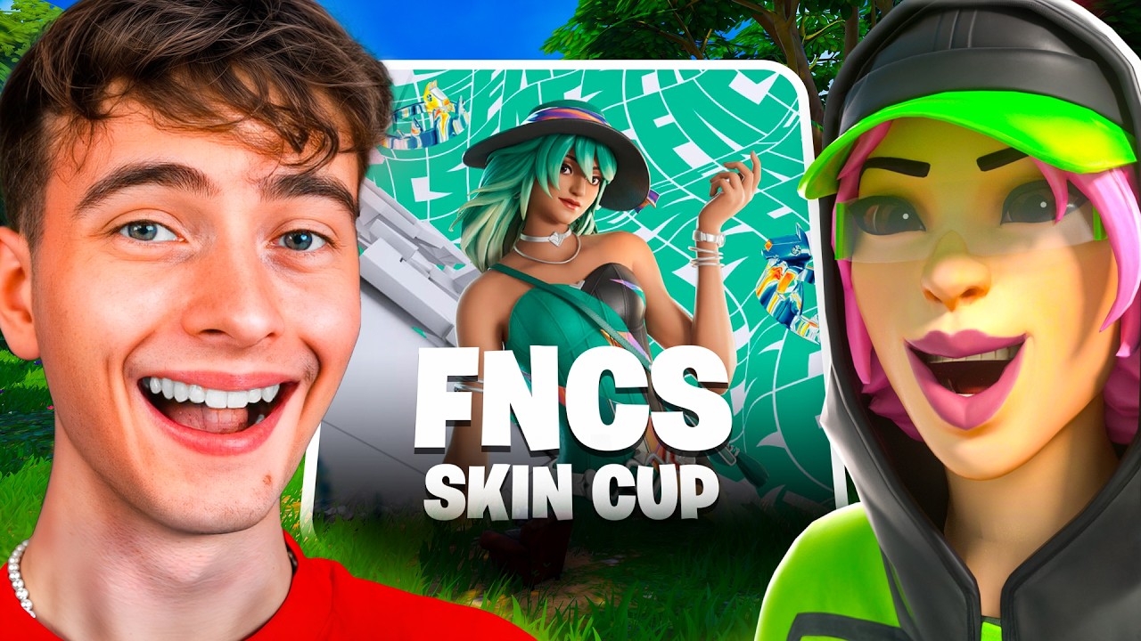 GEWINNEN WIR DEN FNCS SKIN IM FORTNITE TURNIER? 🤔🏆 | FNCS Skin Cup background