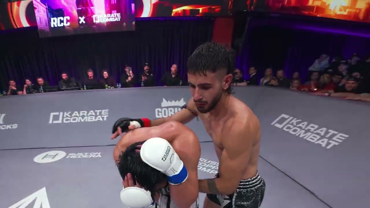 Karate Combat x RCC Саджад «Супермен» Саттари VS Алишер «Казах» Карменов Рефери Илья Алексеев background
