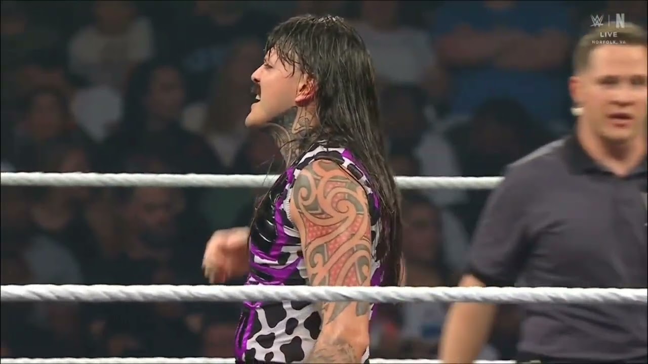 WWE RAW DOMINIK MYSTERIO VS DRAGON LEE 08/10/26 background