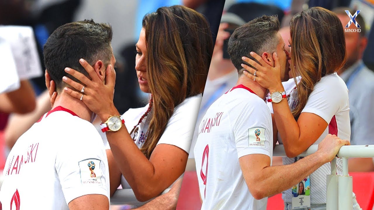 Hottest & Most Beautiful Football Kisses backdrop