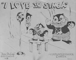 I Love to Singa poster