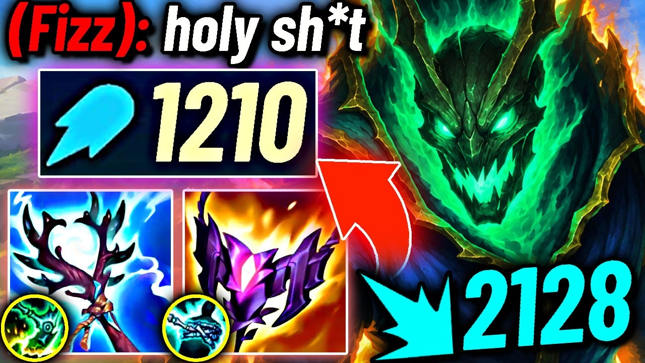 Full AP THRESH broke League of Legends.. (1200+ AP) background
