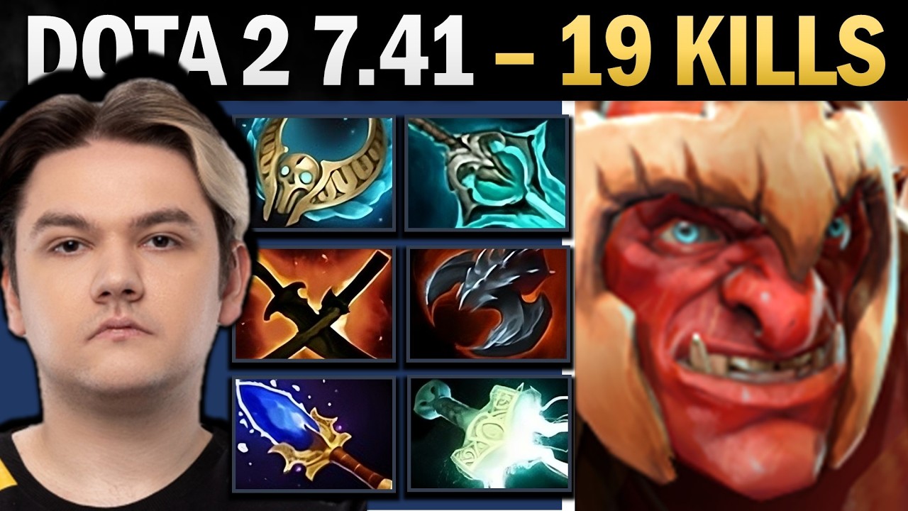 Troll Dota 2 7.41 with 19 Kills and Brooch - Dota 2 Gameplay