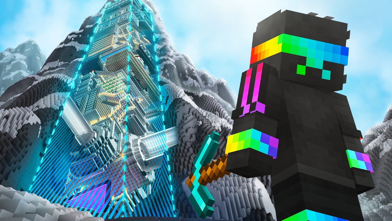 100 Days Hidden in a Minecraft Chunk Base background