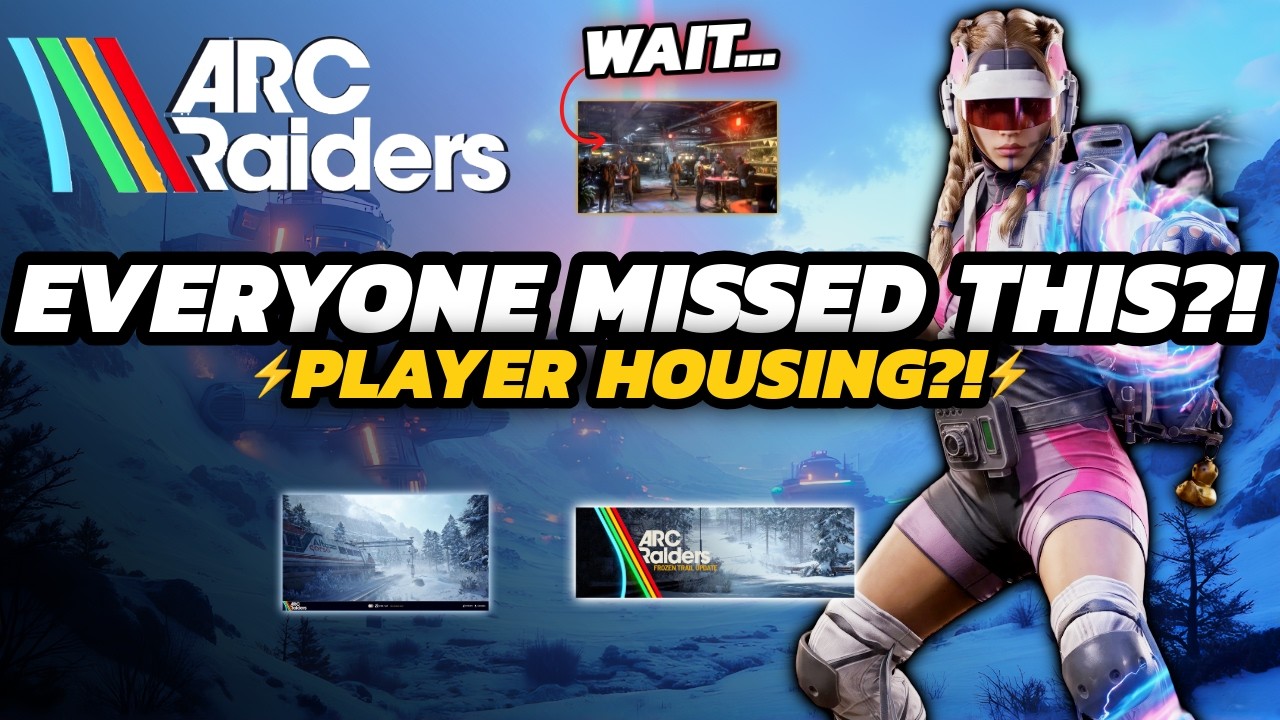 ARC Raiders Frozen Trail - October 8 Update Has WAY More Than Just a New Map background