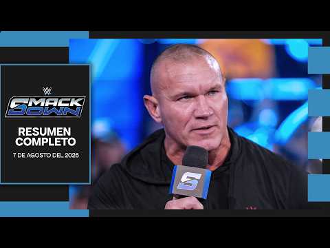 WWE SmackDown 7 Agosto 2026 - Resumen Completo en Español background