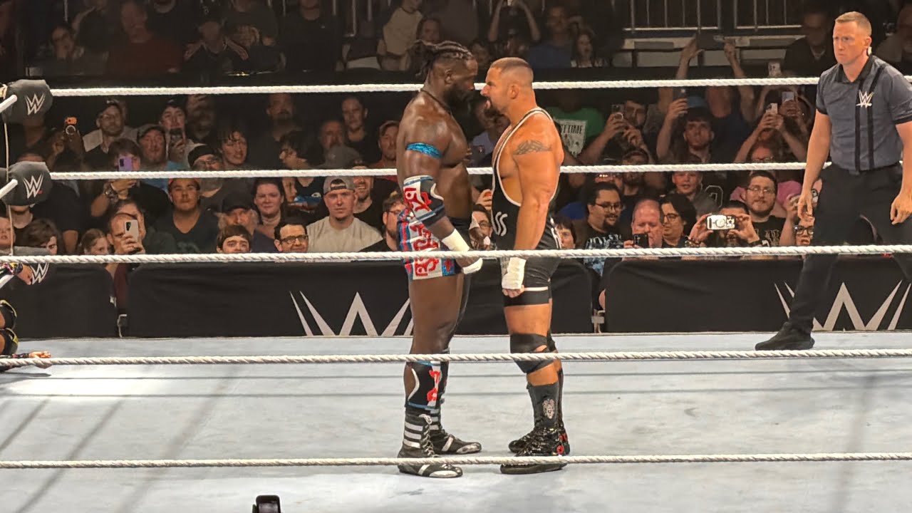 Oba Femi vs Bron Breakker Full Match - WWE Live 8/13/2026 background
