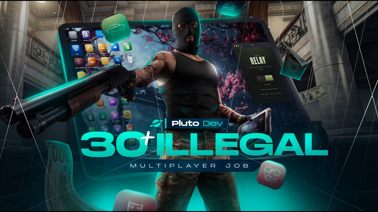 30+ FiveM Illegal Job Pack Script | Ultimate Criminal Jobs Script | ESX / QBCore / QBOX