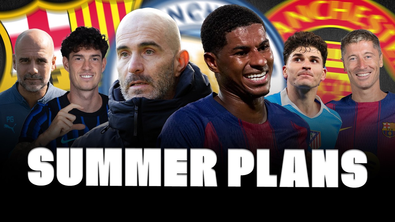 🚨 RASHFORD GAME OVER?! PEP AND MARESCA BOMBA! JULIAN, LEWANDOWSKI, BASTONI AND BARÇA PLANS… background