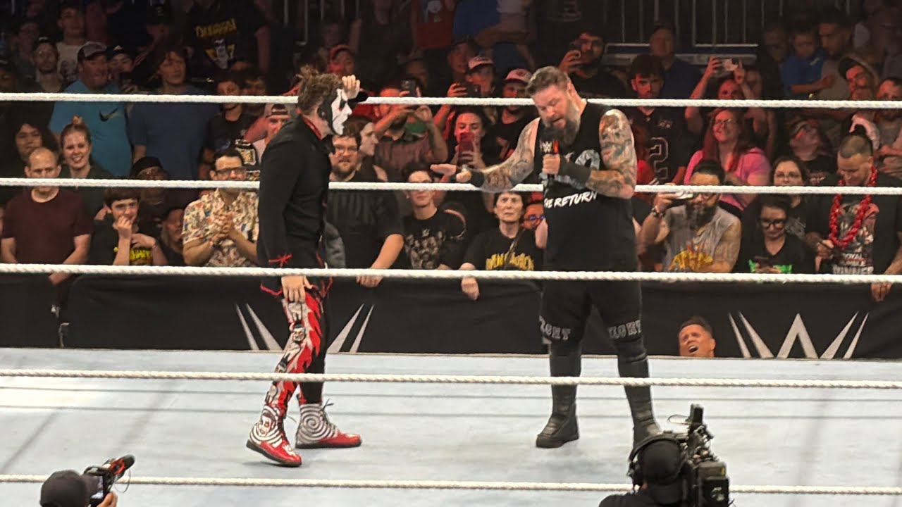 Kevin Owens hits Stunner on Danhausen, Sends message to CM Punk during WWE Live Event! background