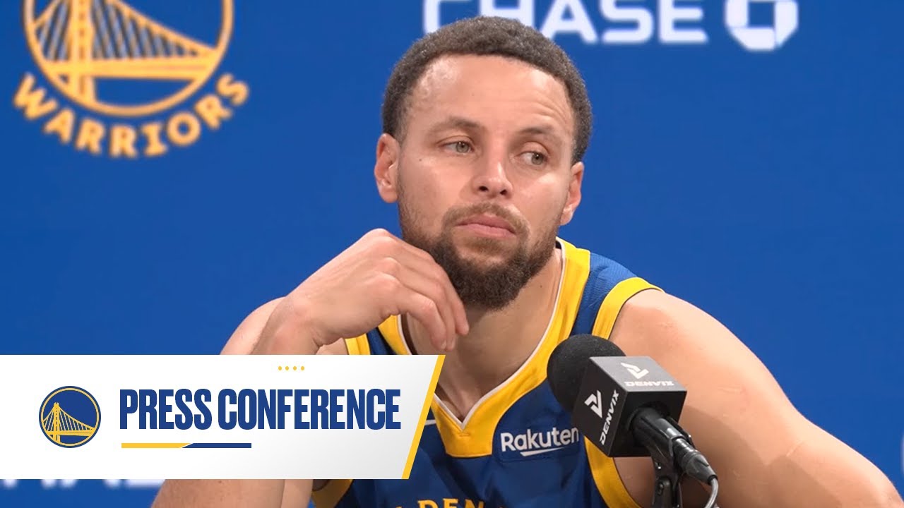 Stephen Curry Discusses Warriors Win vs. Bucks | Jan. 7, 2026 background