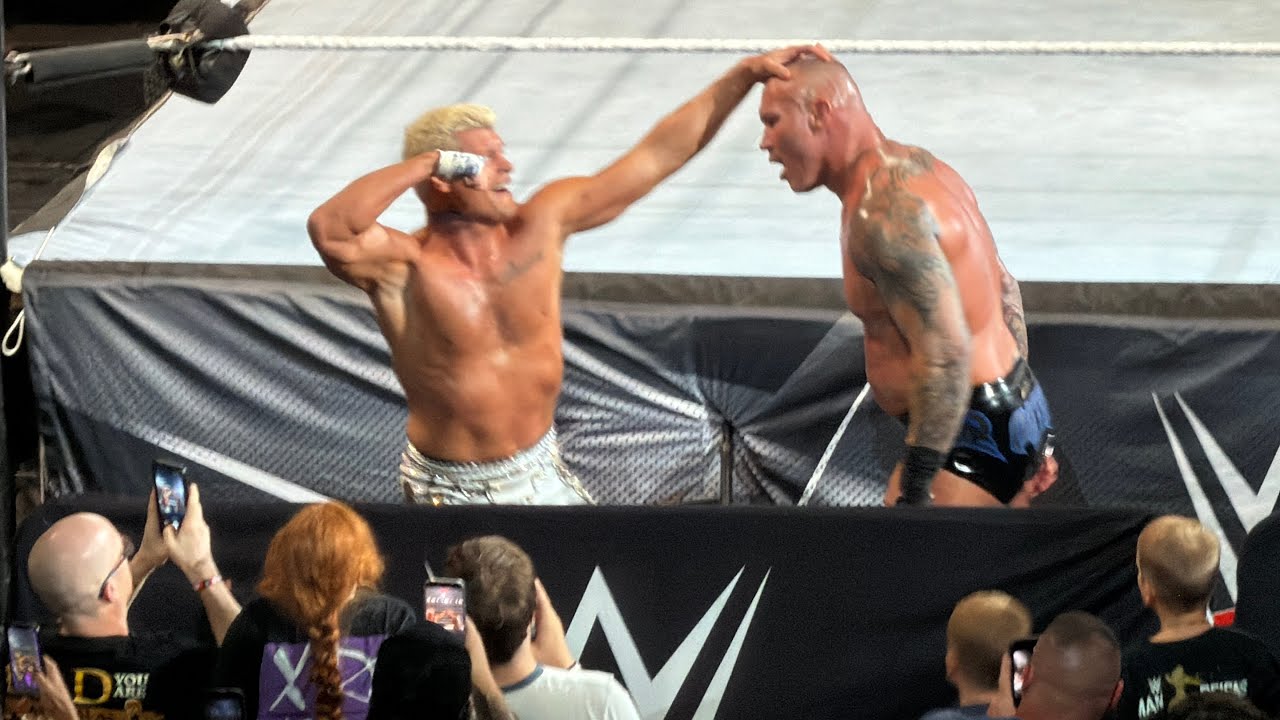 Cody Rhodes vs Randy Orton Full Match - WWE Live Event background