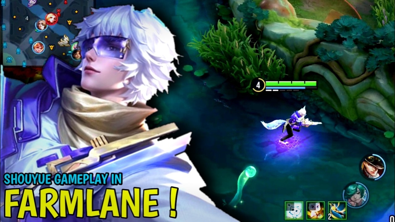 Honor of Kings : Shouyue Gameplay In FarmLane | Best Build Shouyue - HOK background