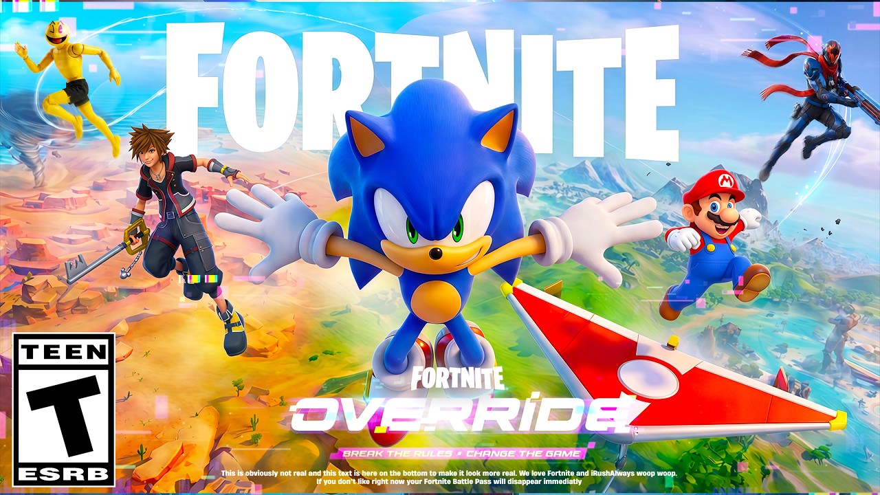 Fortnite Chapter 7 Season 4 Override Battle Pass Trailer background