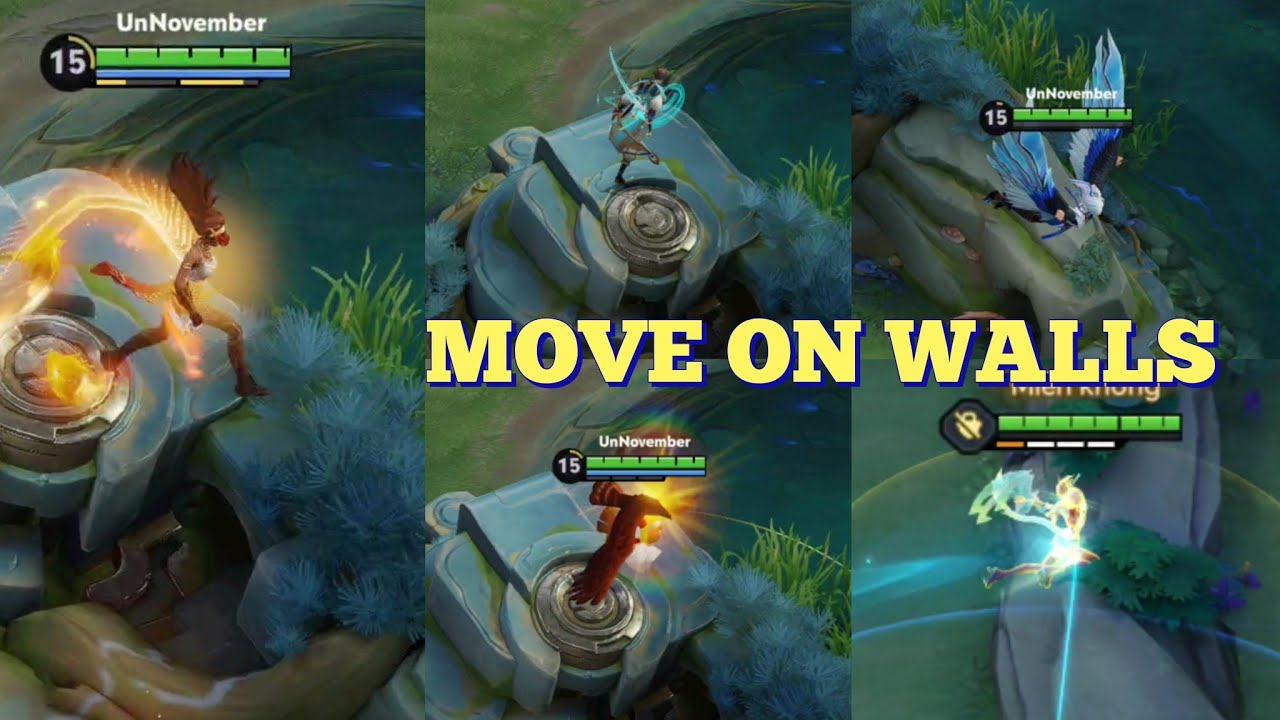 HEROES CAN MOVE ON WALLS | HONOR OF KINGS x ARENA OF VALOR background