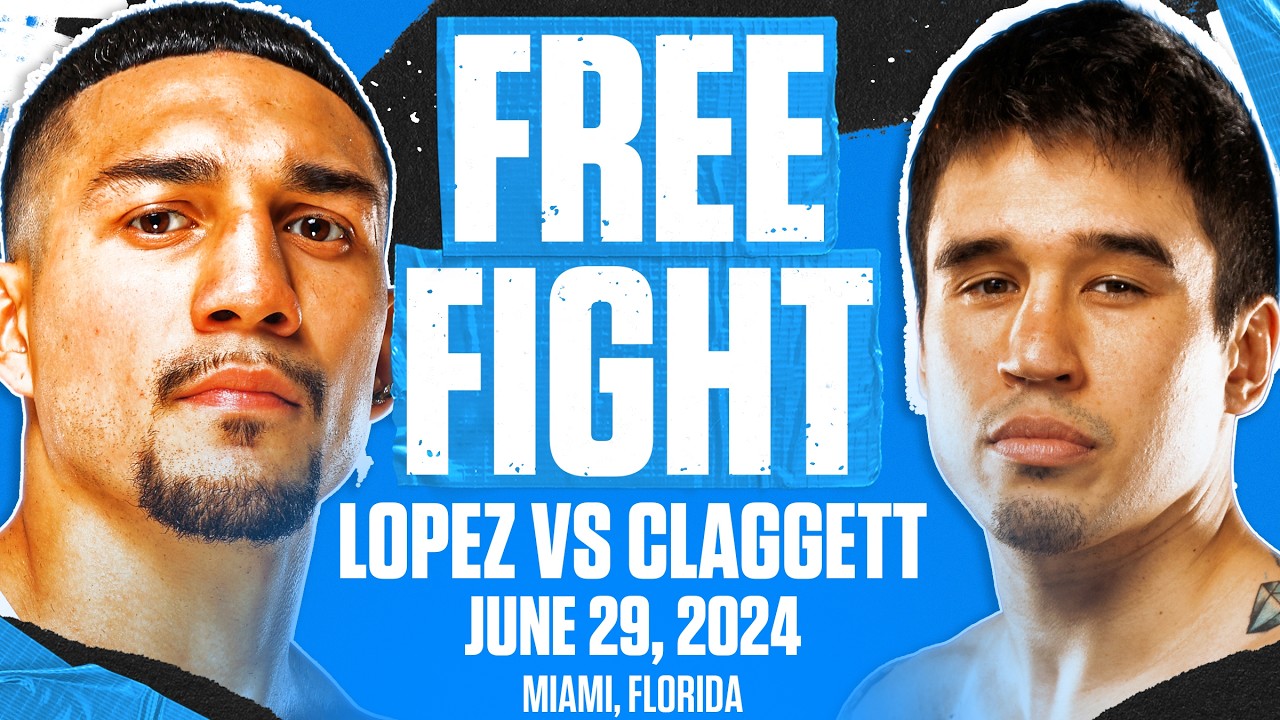 Teofimo Lopez Put On A Dominant Performance vs Steve Claggett background