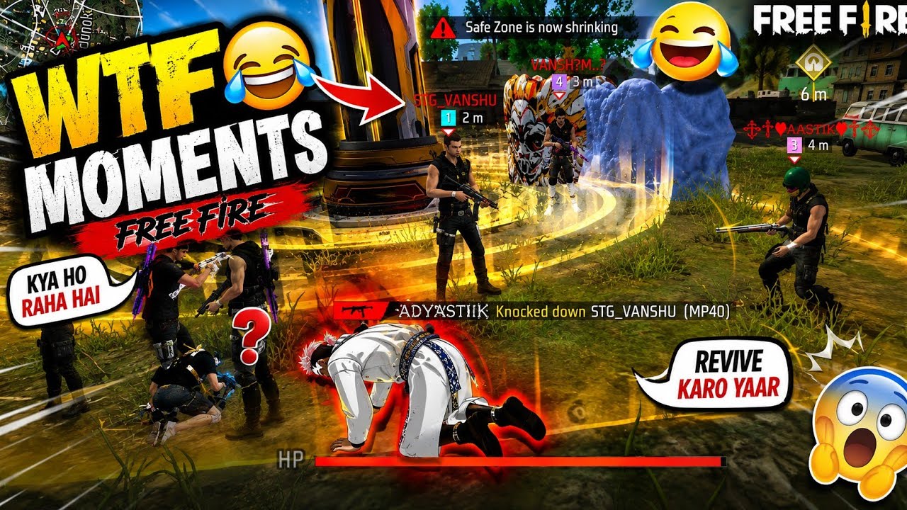 Free Fire WTF Moments ЁЯТАЁЯШВЁЯФе | Free Fire Funny Video | WTF Moments background