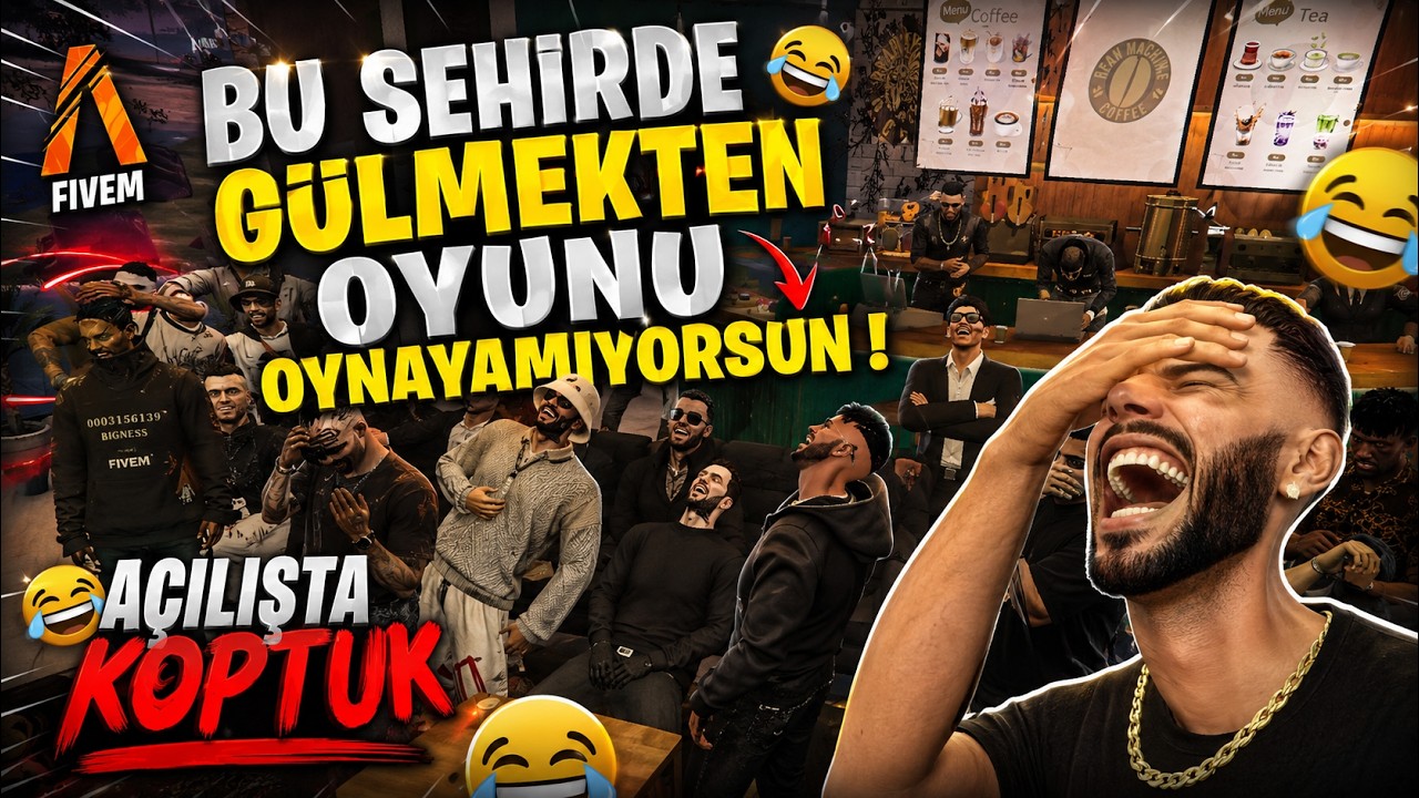 BU SUNUCUDA GÜLMEKTEN OYUNU OYNAYAMIYORSUN ! AÇILIŞTA KOPTUK (GTA 5 FİVEM ROLEPLAY)