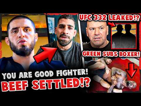 Islam Makhachev SQUASHES BEEF w/ Ilia Topuria!? UFC 332 BIG FIGHT LEAKED!? King Green SUBMITS BOXER!