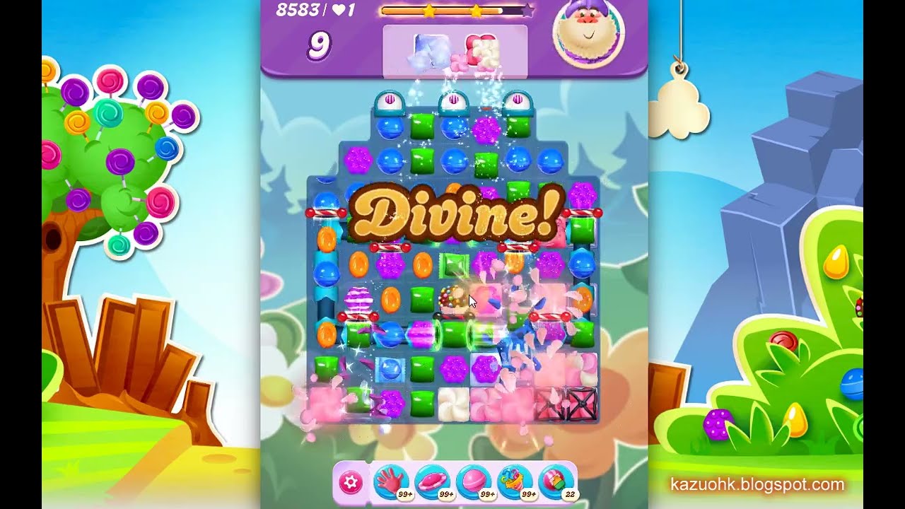 Candy Crush Soda Saga Level 8583 π§ No boosters β Walkthrough Gameplay background