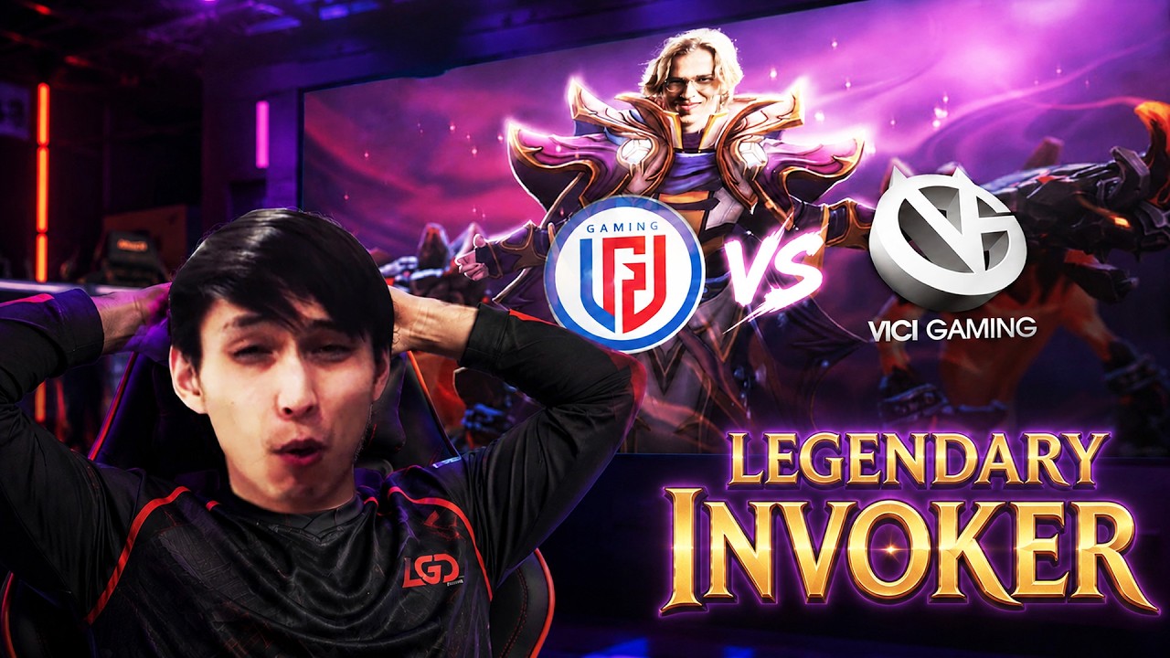 THE LEGENDARY TOPSON INVOKER | SingSing Watching Dota 2 TI (LGD vs VG)