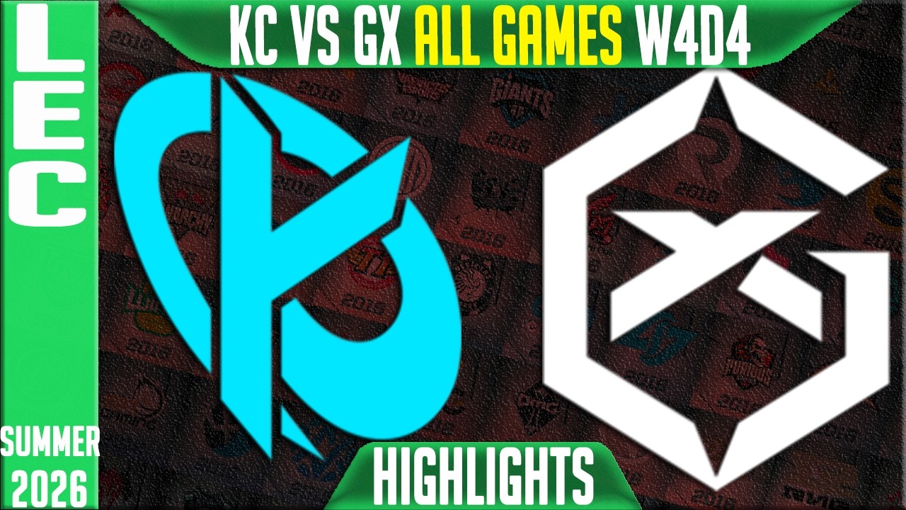 KC vs GX Highlights ALL GAMES | LEC W4D4 Summer 2026 | Karmine Corp vs GiantX background