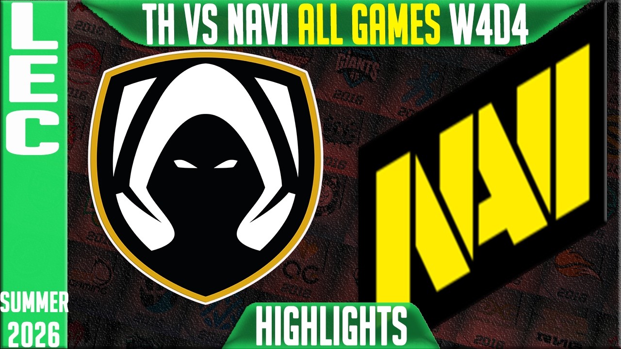 TH vs NAVI Highlights ALL GAMES | LEC W4D4 Summer 2026 | Team Heretics vs Natus Vincere