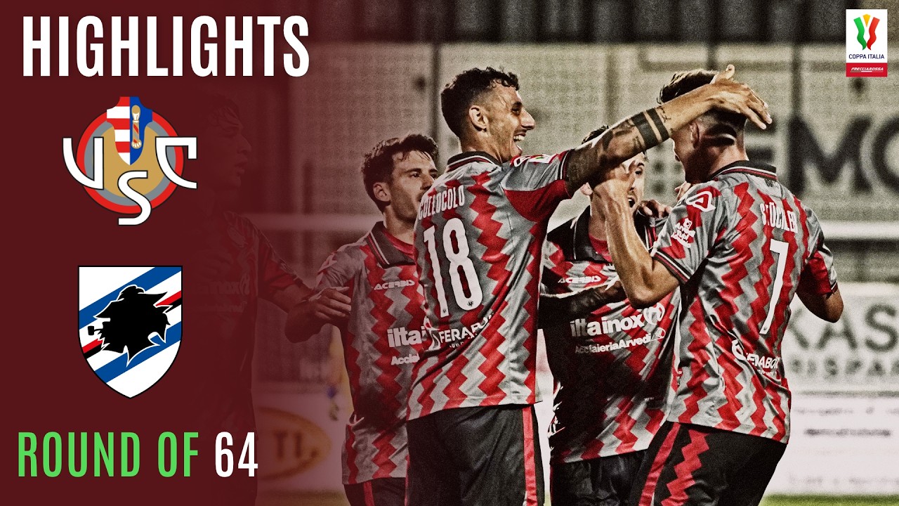 Cremonese Go Through! | CREMONESE-SAMPDORIA 2-0 | HIGHLIGHTS | Coppa Italia Frecciarossa 2026/27 background