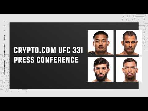 Crypto.com UFC 331: Press Conference background