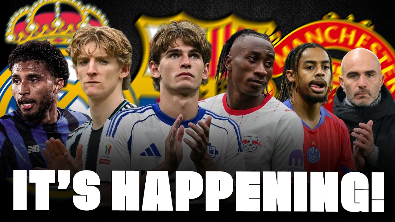🚨💣 DOUBLE BOMBA! UNITED DEAL CLOSE, €80M MOVE, GORDON TO BARÇA! NICO PAZ, DIOMANDE, BARCOLA… background