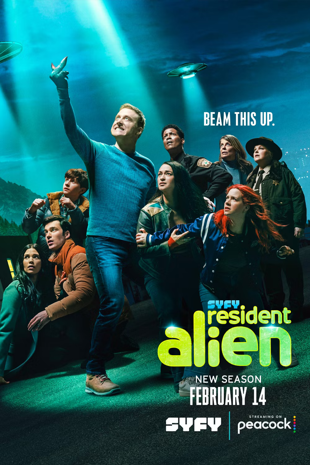 Resident Alien S1-S4 background